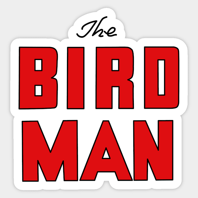 Bird Man Sticker by CoverTales